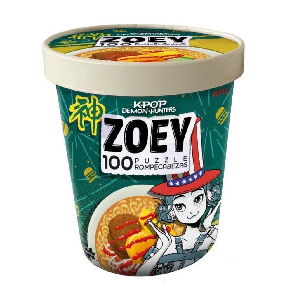 KPop Demon Hunters Ramen Noodle Puzzle - Zoey